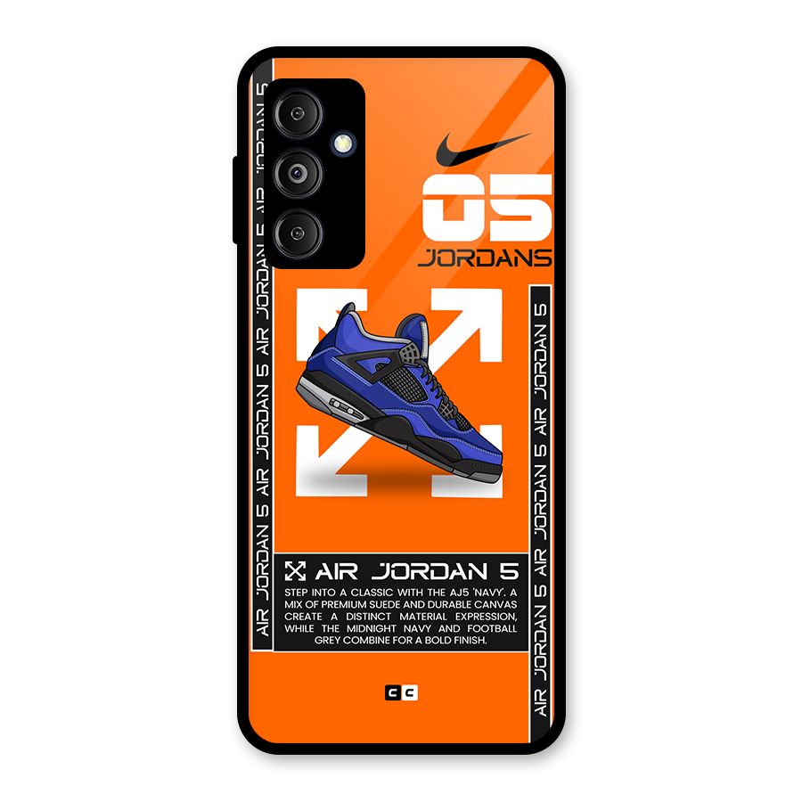 Amazing Air Shoes Glass Back Case for Galaxy M14 5G