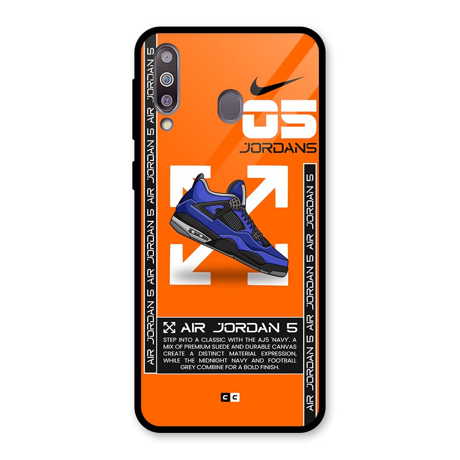 Amazing Air Shoes Glass Back Case for Galaxy M30