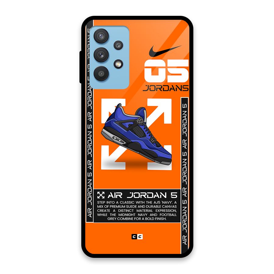 Amazing Air Shoes Glass Back Case for Galaxy M32 5G