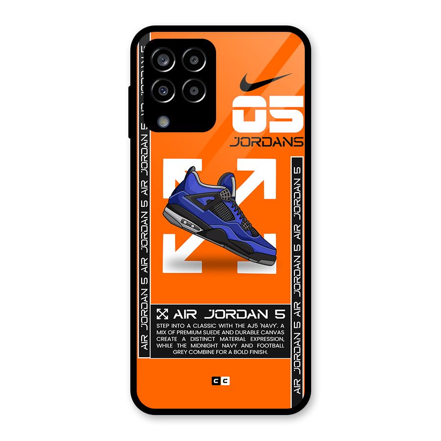 Amazing Air Shoes Glass Back Case for Galaxy M33