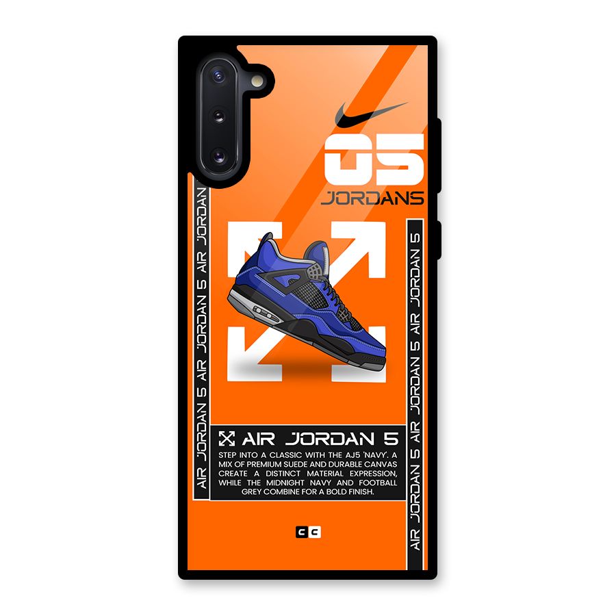 Amazing Air Shoes Glass Back Case for Galaxy Note 10