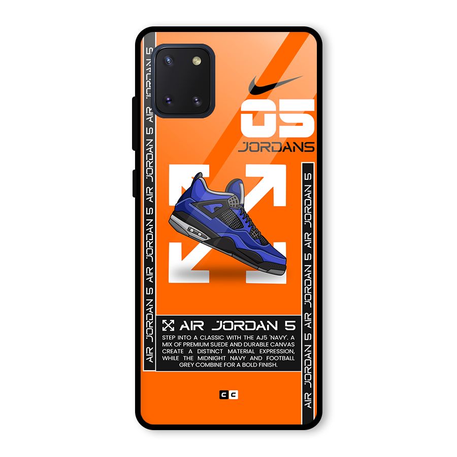 Amazing Air Shoes Glass Back Case for Galaxy Note 10 Lite