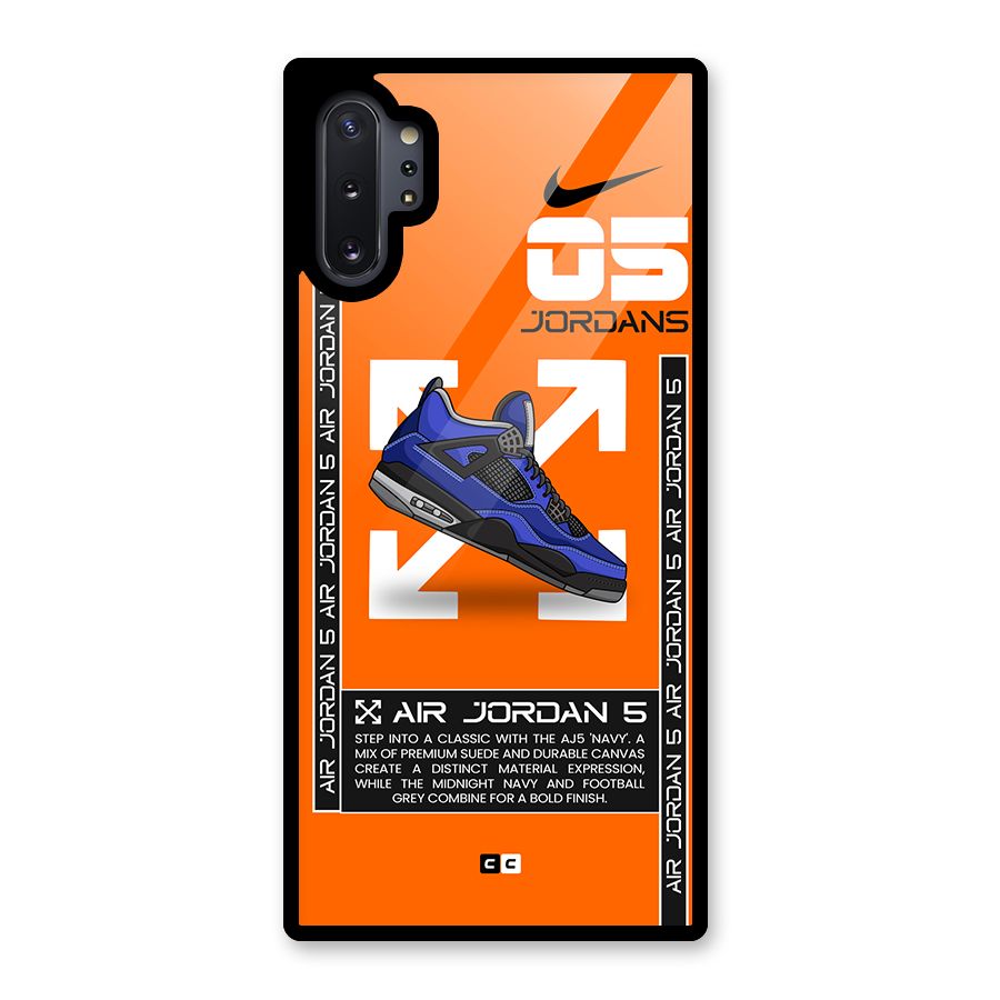 Amazing Air Shoes Glass Back Case for Galaxy Note 10 Plus