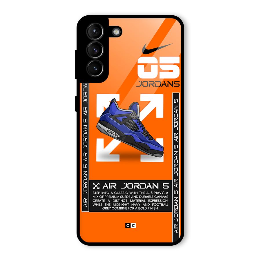 Amazing Air Shoes Glass Back Case for Galaxy S21 Plus