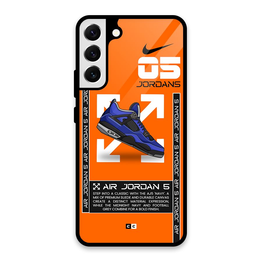 Amazing Air Shoes Glass Back Case for Galaxy S22 Plus 5G