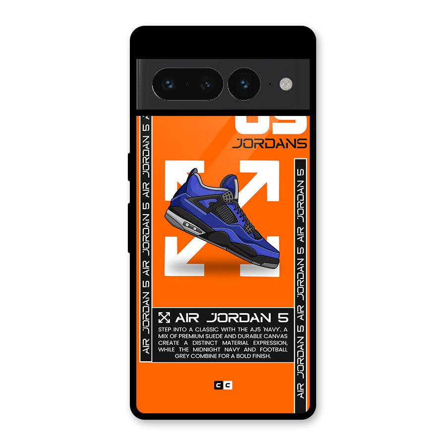 Amazing Air Shoes Glass Back Case for Google Pixel 7 Pro