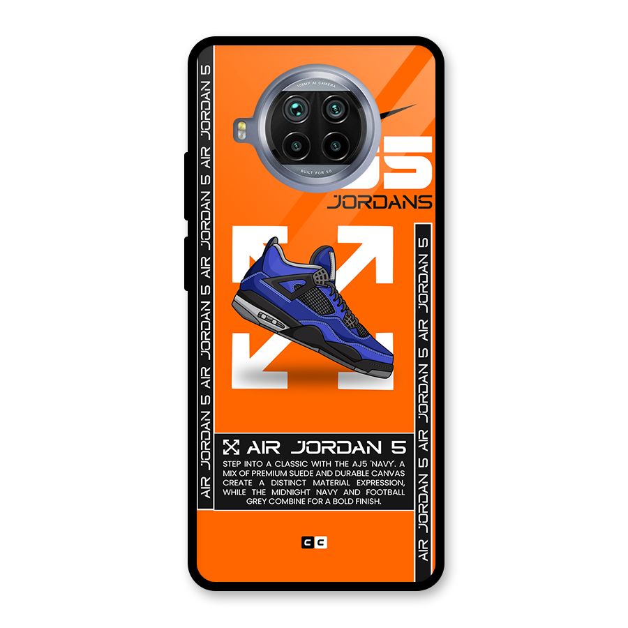 Amazing Air Shoes Glass Back Case for Mi 10i