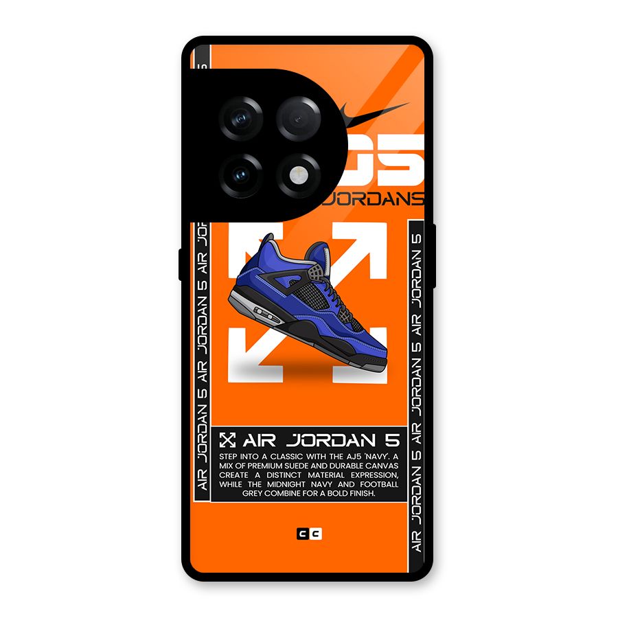 Amazing Air Shoes Glass Back Case for OnePlus 11R