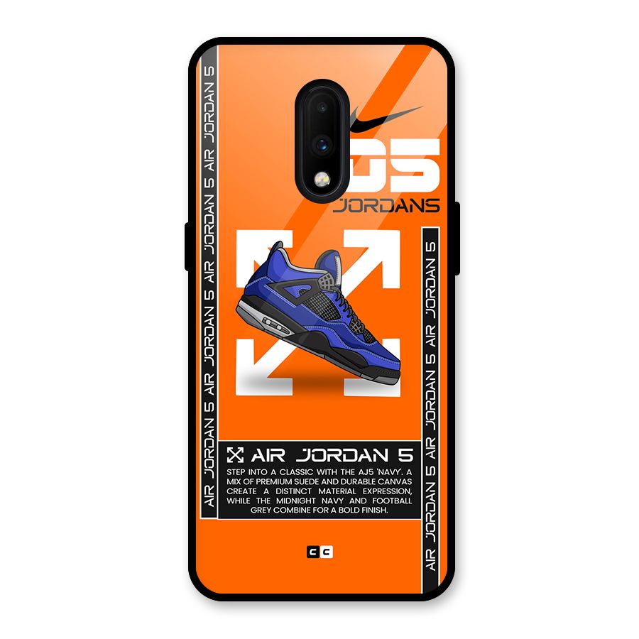 Amazing Air Shoes Glass Back Case for OnePlus 7