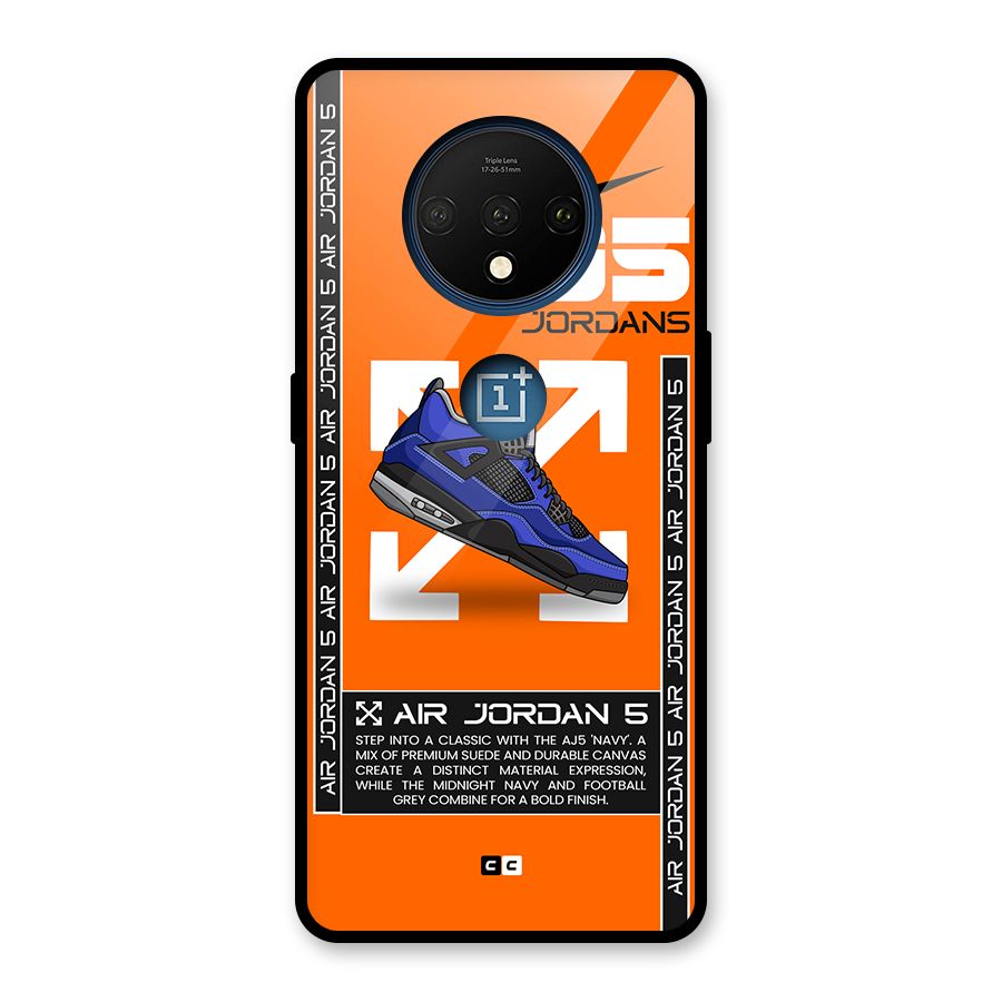 Amazing Air Shoes Glass Back Case for OnePlus 7T