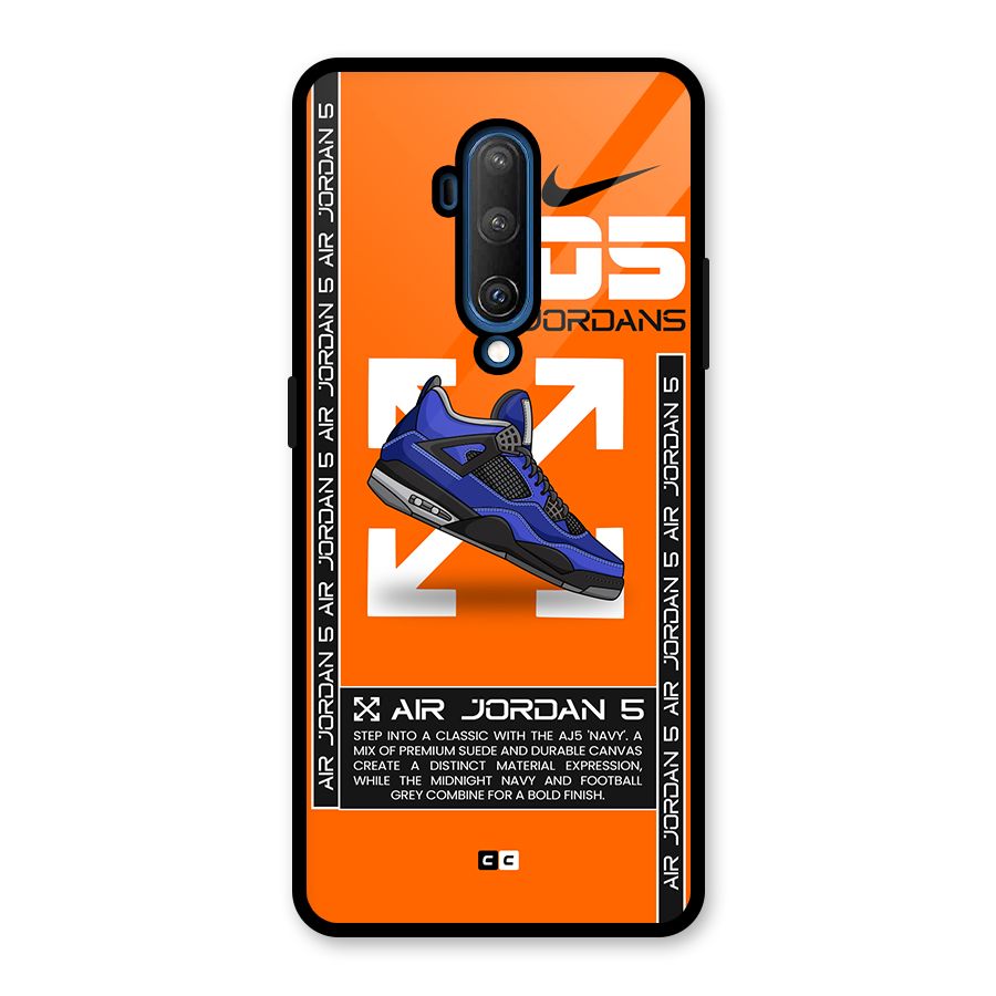 Amazing Air Shoes Glass Back Case for OnePlus 7T Pro