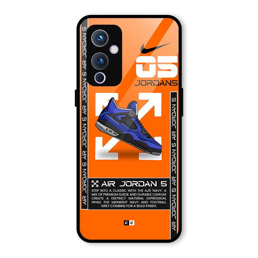 Amazing Air Shoes Glass Back Case for OnePlus 9