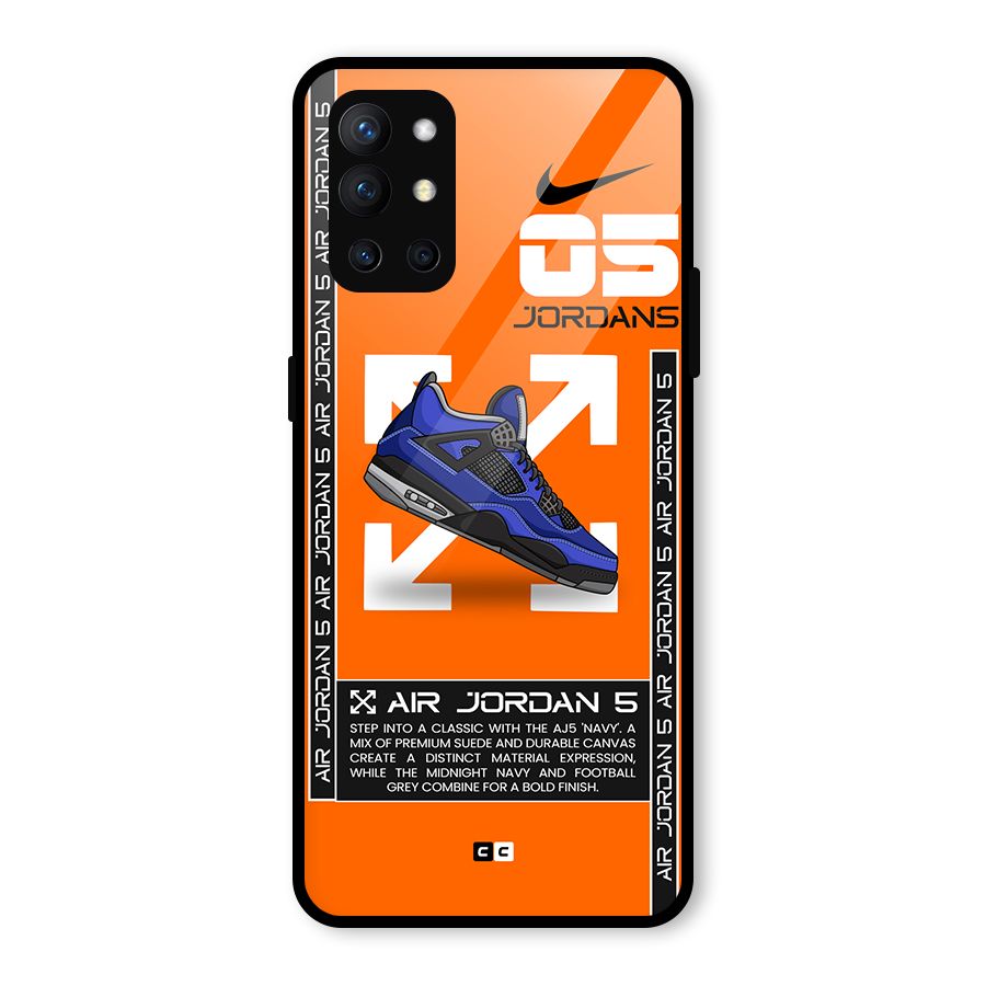Amazing Air Shoes Glass Back Case for OnePlus 9R