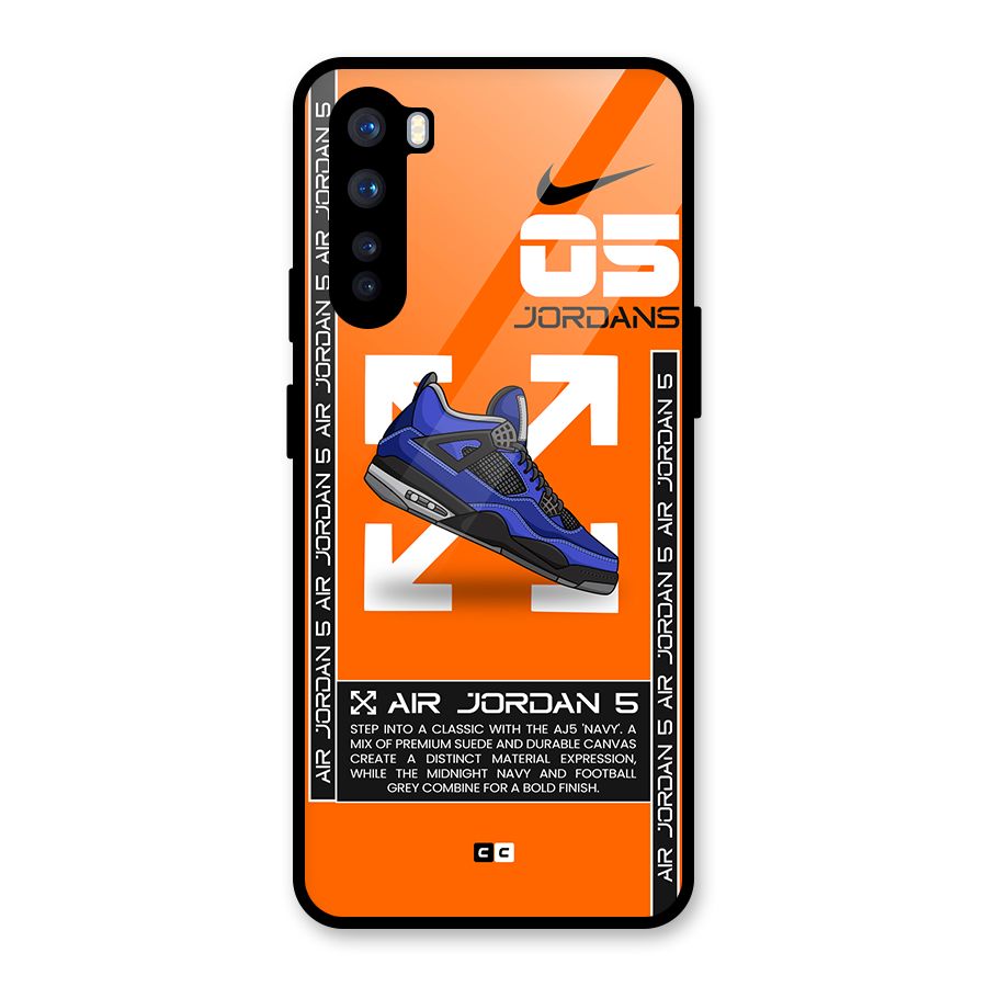 Amazing Air Shoes Glass Back Case for OnePlus Nord