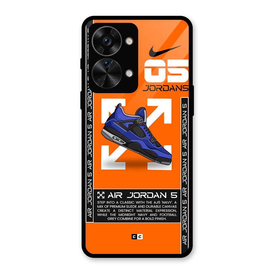 Amazing Air Shoes Glass Back Case for OnePlus Nord 2T