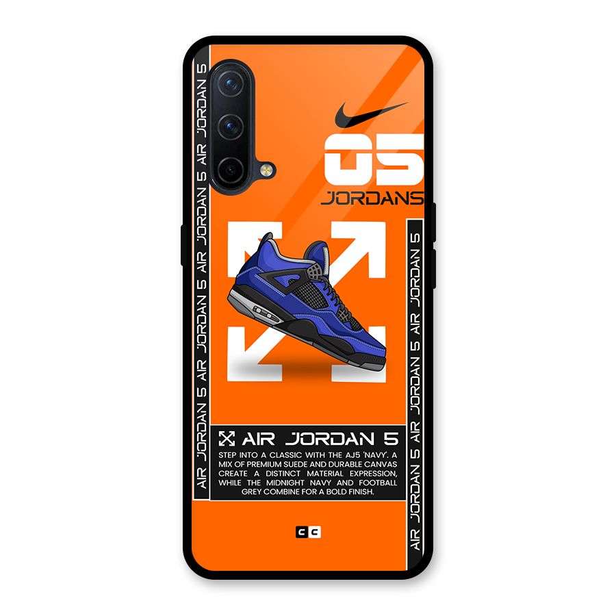 Amazing Air Shoes Glass Back Case for OnePlus Nord CE 5G