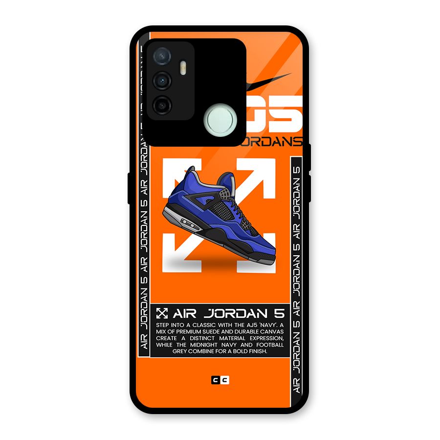 Amazing Air Shoes Glass Back Case for Oppo A53