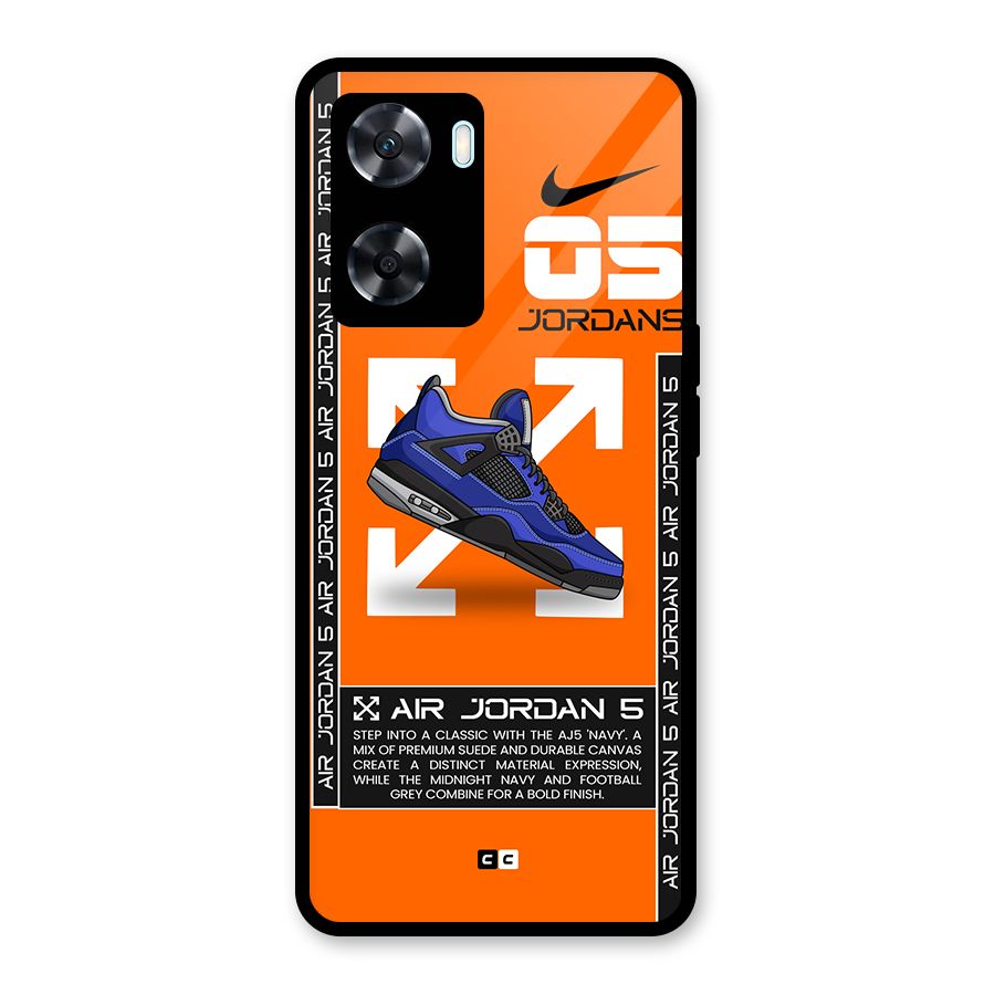 Amazing Air Shoes Glass Back Case for Oppo A77