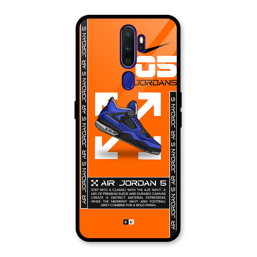Amazing Air Shoes Glass Back Case for Oppo A9 (2020)