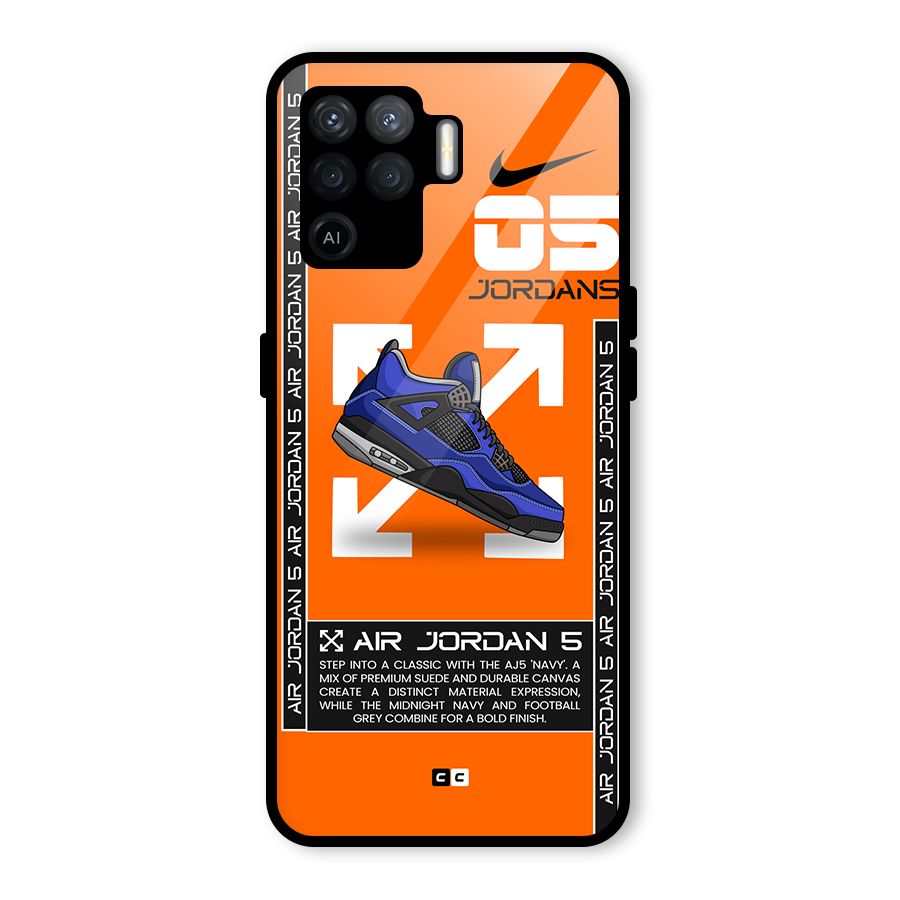 Amazing Air Shoes Glass Back Case for Oppo F19 Pro