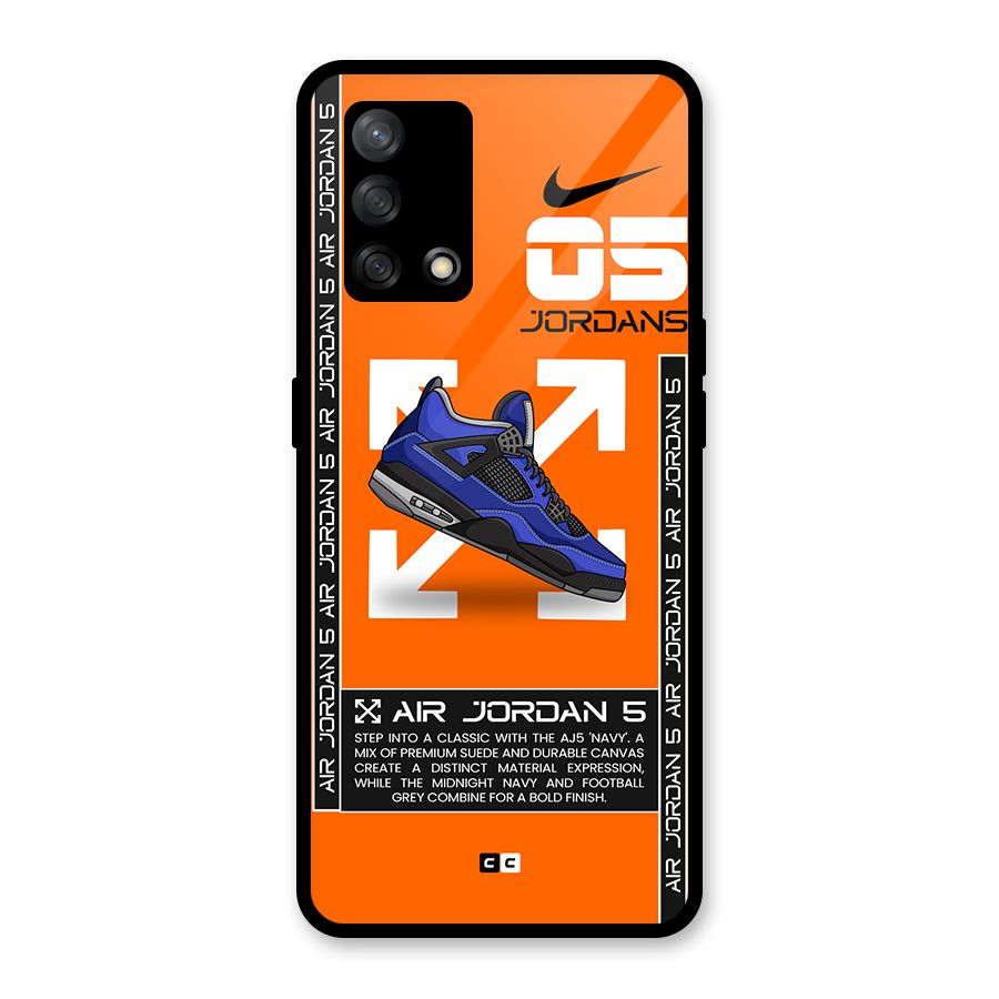 Amazing Air Shoes Glass Back Case for Oppo F19s