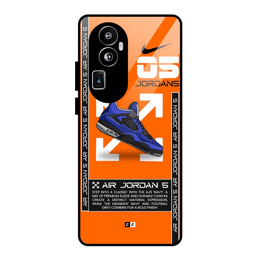 Amazing Air Shoes Glass Back Case for Oppo Reno10 Pro Plus