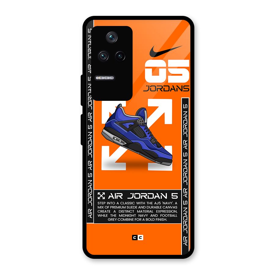 Amazing Air Shoes Glass Back Case for Poco F4 5G