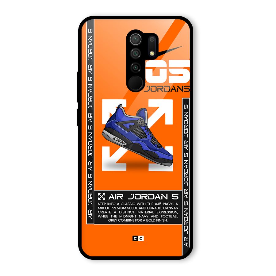 Amazing Air Shoes Glass Back Case for Poco M2