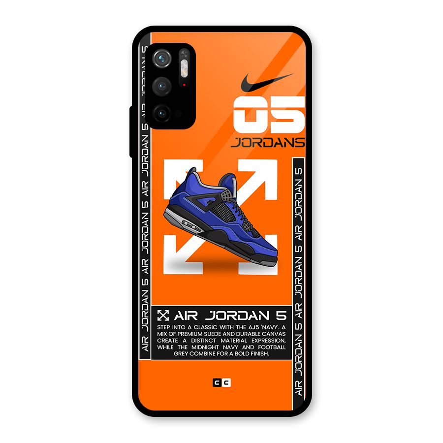 Amazing Air Shoes Glass Back Case for Poco M3 Pro 5G
