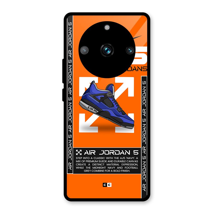 Amazing Air Shoes Glass Back Case for Realme 11 Pro Plus