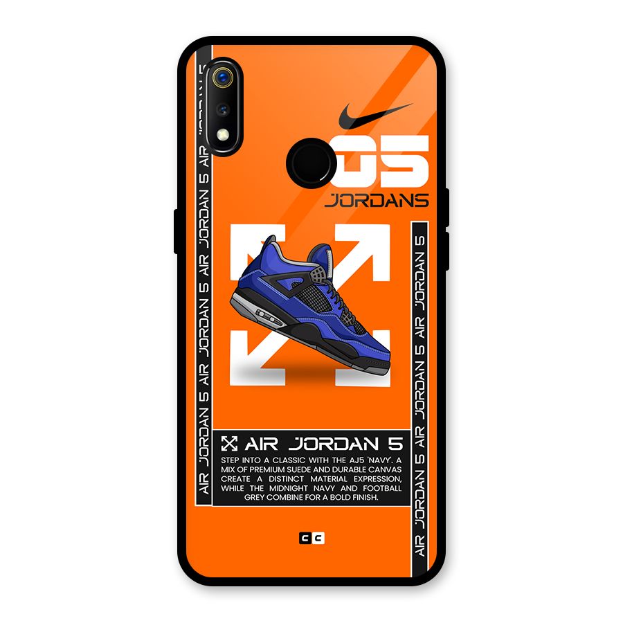 Amazing Air Shoes Glass Back Case for Realme 3i
