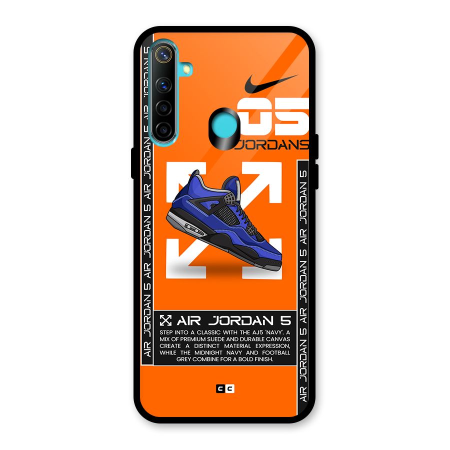 Amazing Air Shoes Glass Back Case for Realme 5i
