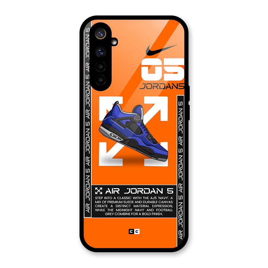 Amazing Air Shoes Glass Back Case for Realme 6