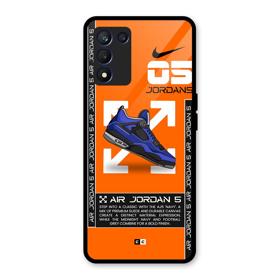 Amazing Air Shoes Glass Back Case for Realme 9 5G Speed