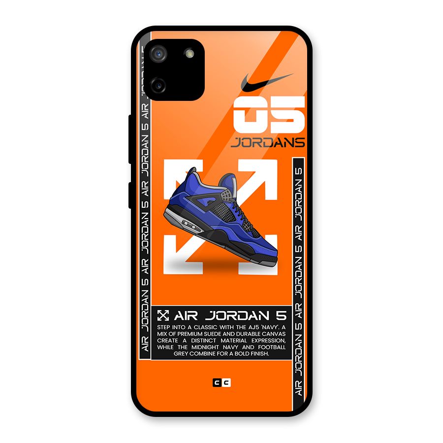Amazing Air Shoes Glass Back Case for Realme C11