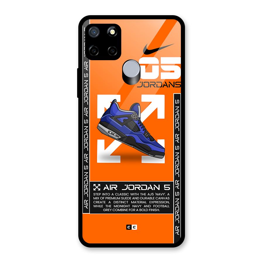 Amazing Air Shoes Glass Back Case for Realme C12