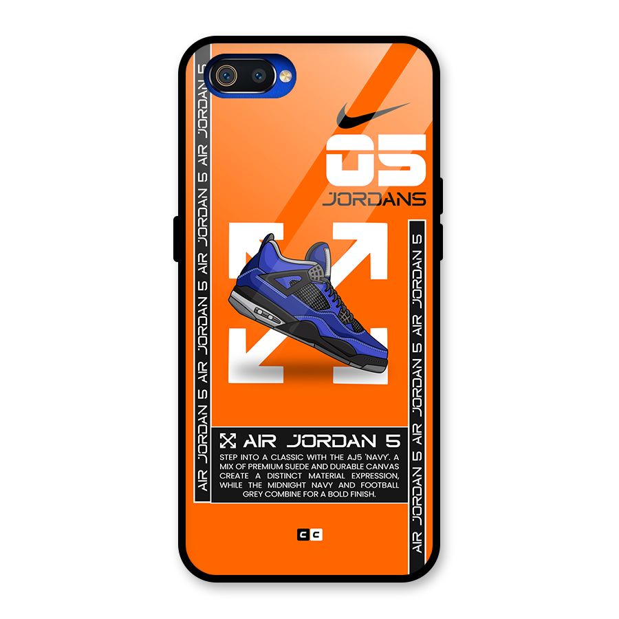 Amazing Air Shoes Glass Back Case for Realme C2