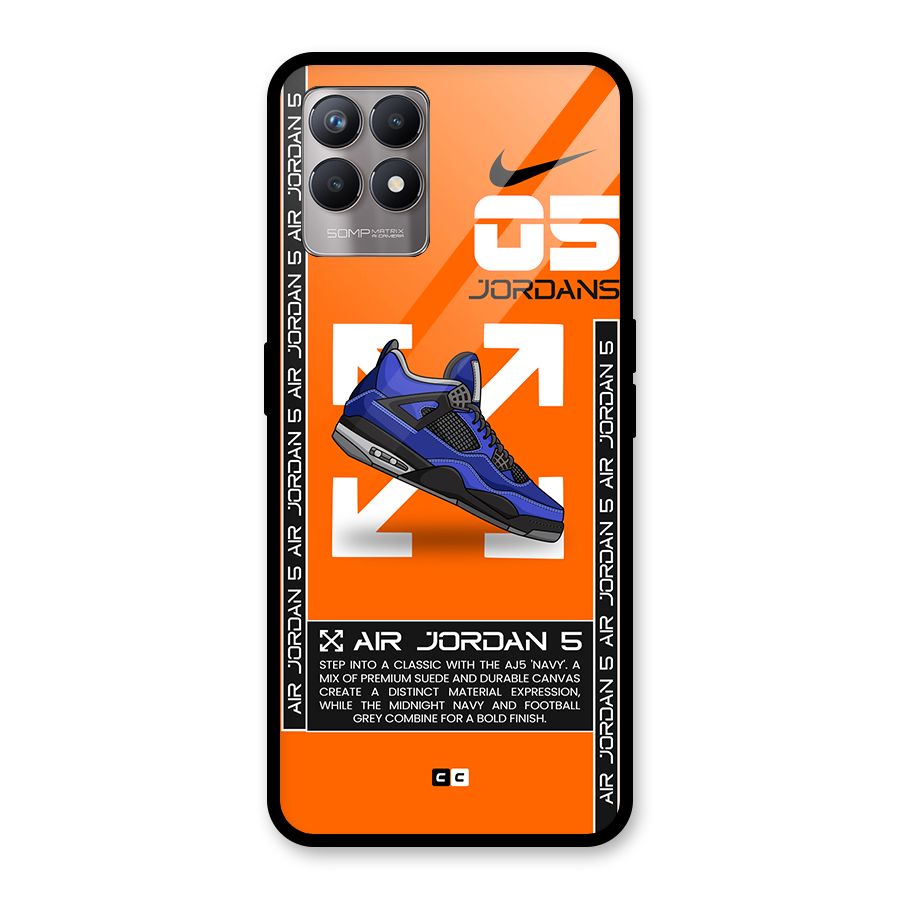 Amazing Air Shoes Glass Back Case for Realme Narzo 50