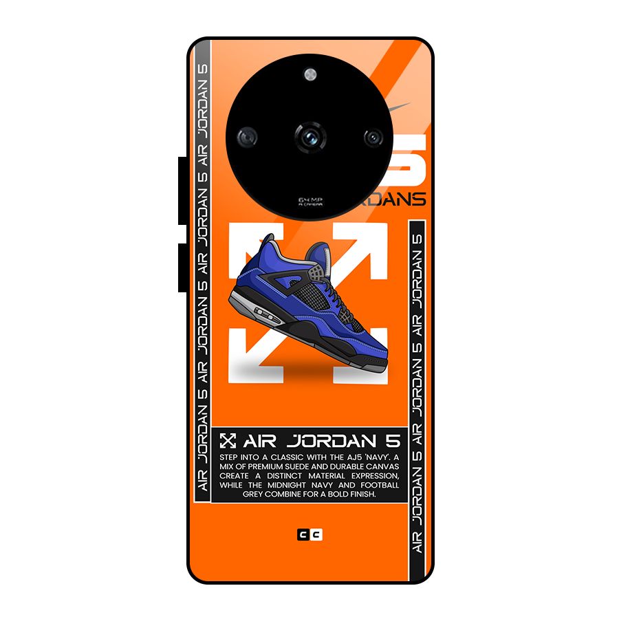 Amazing Air Shoes Glass Back Case for Realme Narzo 60 5G