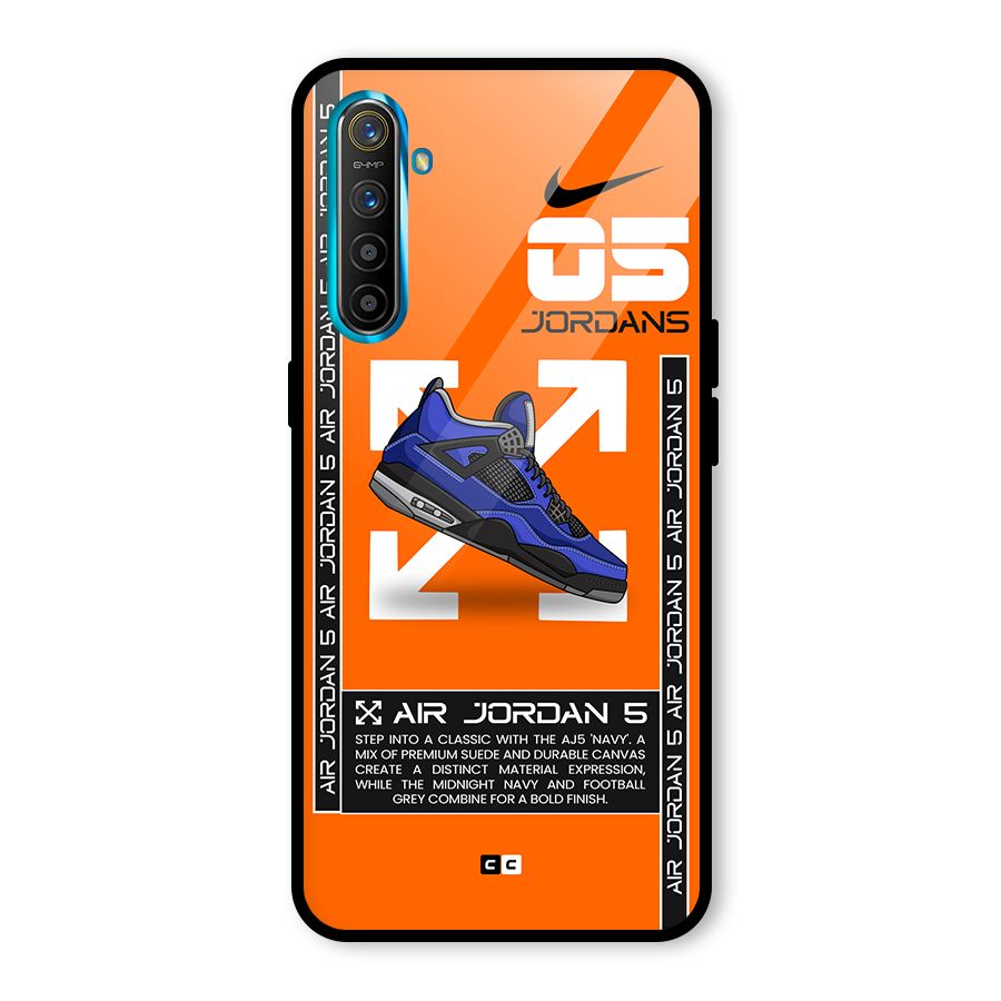 Amazing Air Shoes Glass Back Case for Realme X2
