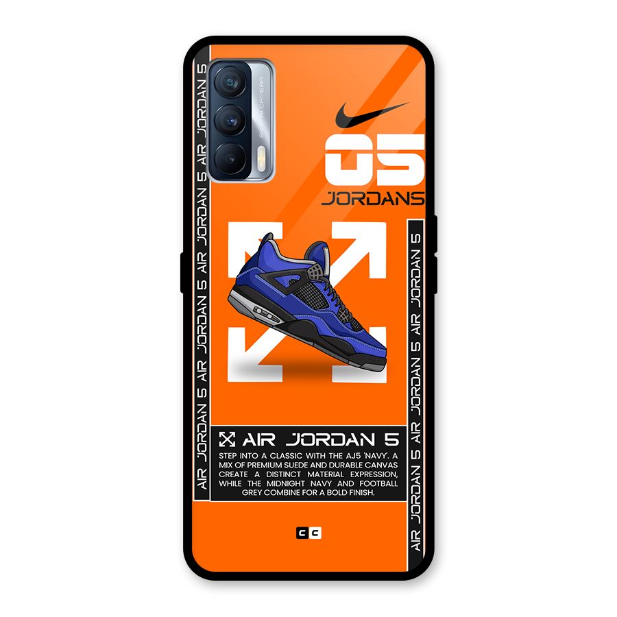 Amazing Air Shoes Glass Back Case for Realme X7