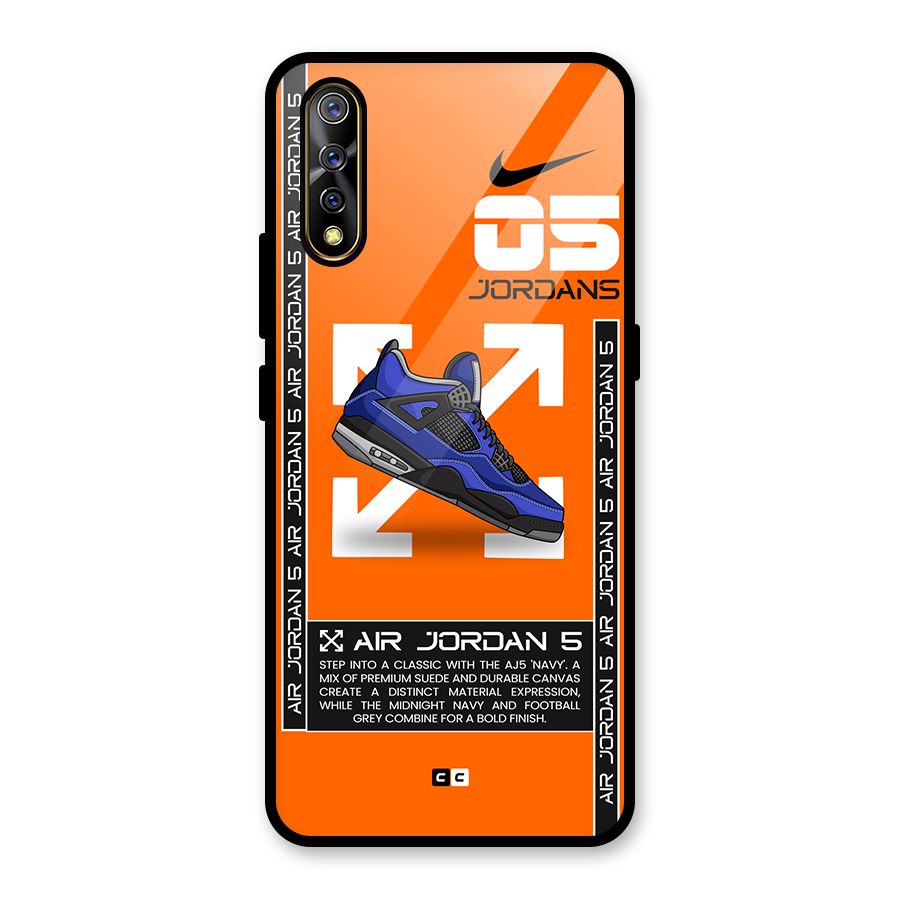 Amazing Air Shoes Glass Back Case for Vivo S1
