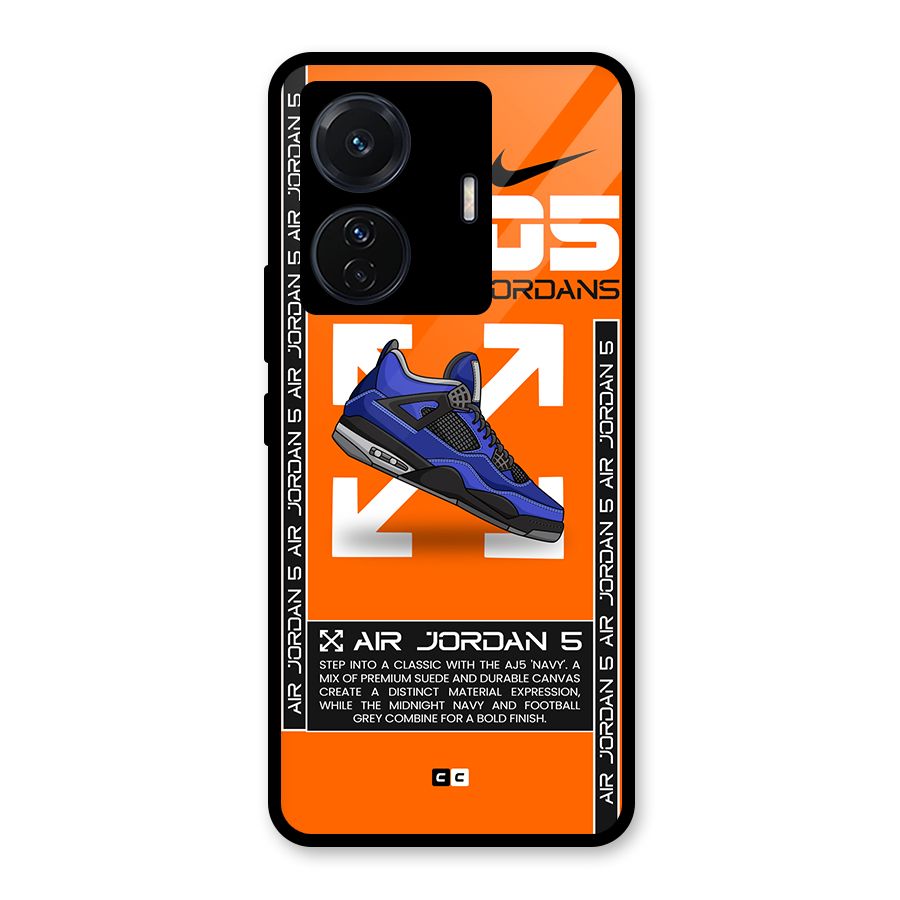 Amazing Air Shoes Glass Back Case for Vivo T1 Pro