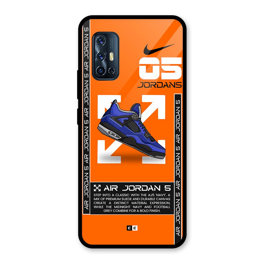 Amazing Air Shoes Glass Back Case for Vivo V17