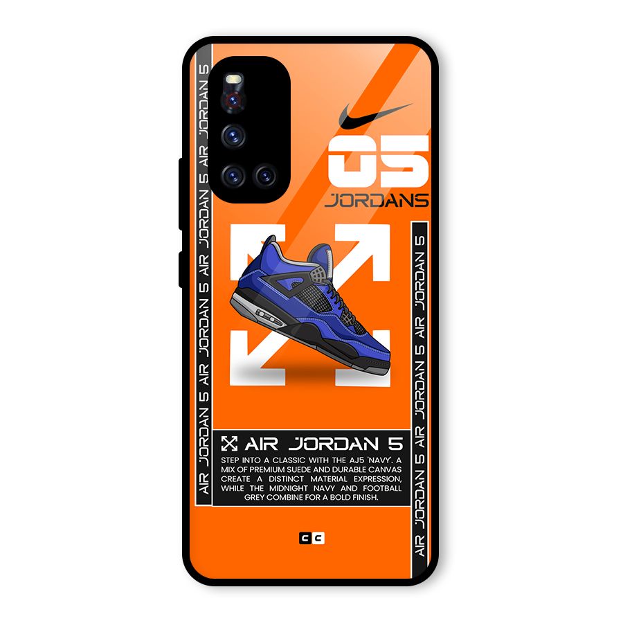 Amazing Air Shoes Glass Back Case for Vivo V19