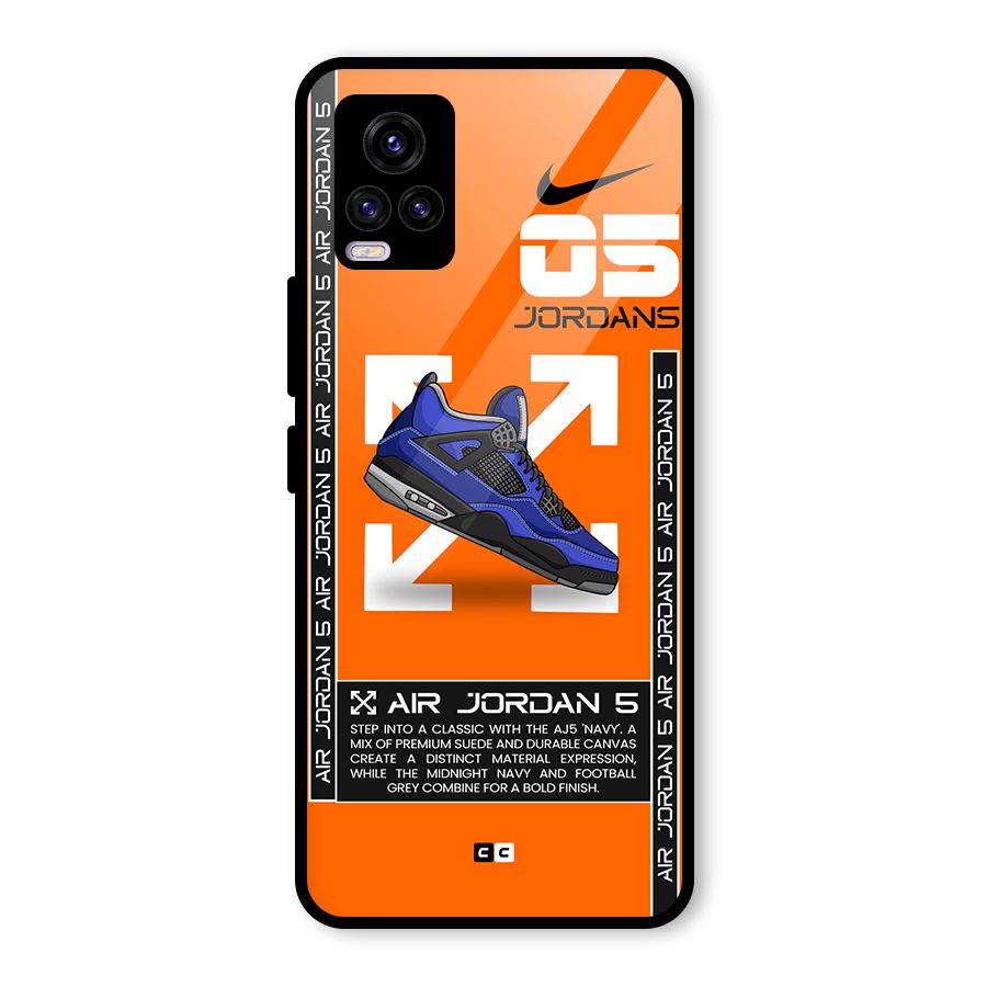 Amazing Air Shoes Glass Back Case for Vivo V20