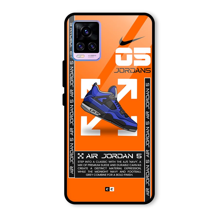 Amazing Air Shoes Glass Back Case for Vivo V20 Pro
