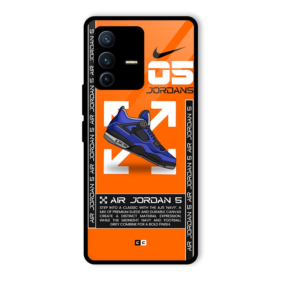 Amazing Air Shoes Glass Back Case for Vivo V23 Pro