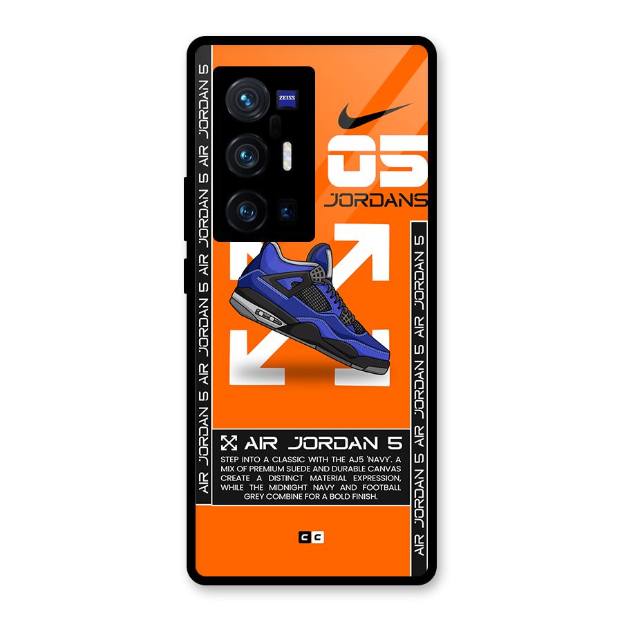 Amazing Air Shoes Glass Back Case for Vivo X70 Pro Plus