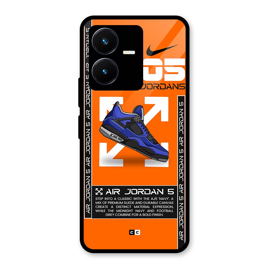 Amazing Air Shoes Glass Back Case for Vivo Y22